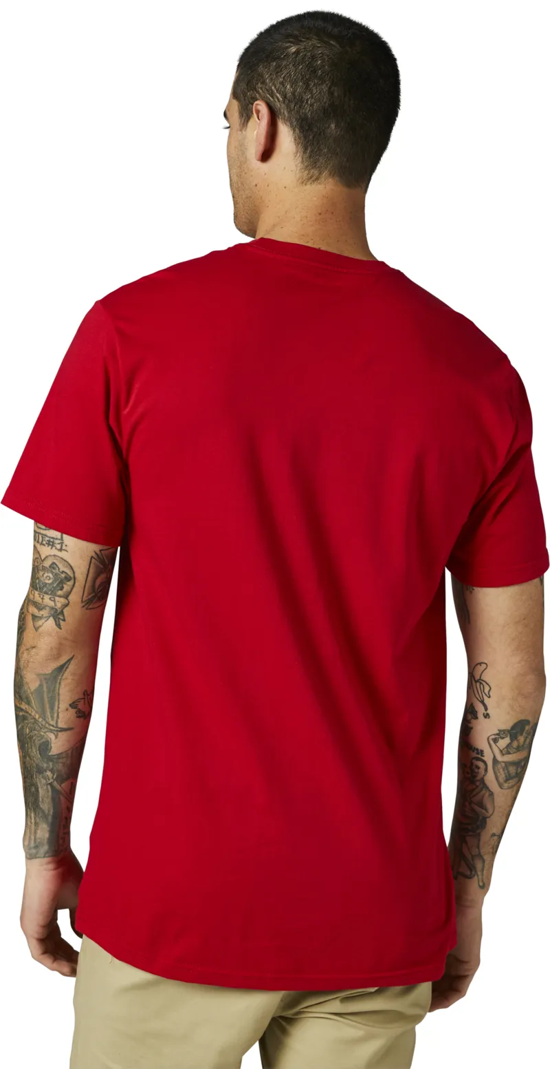 Fox Legacy Fox Head SS Tee Flame Red-1